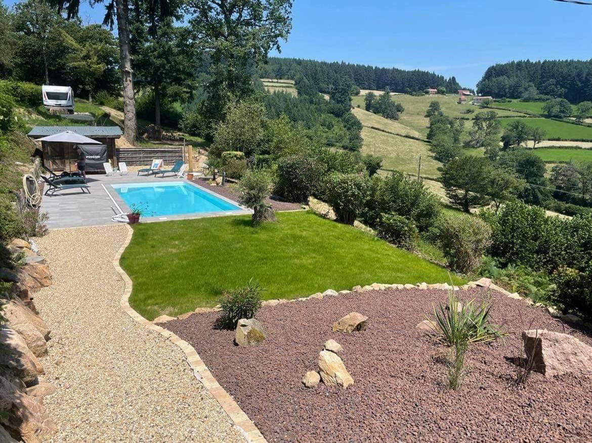 La Mazille , Cossy Vakantiestudio Met Zwembad In Zuid-Bourgogne Anglure-sous-Dun 외부 사진